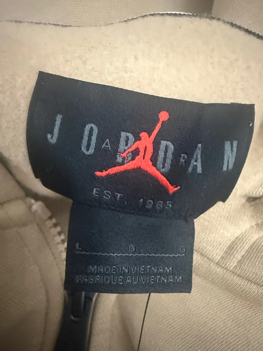 Jordan Multi Sport Zip-Up Hoodie Size L